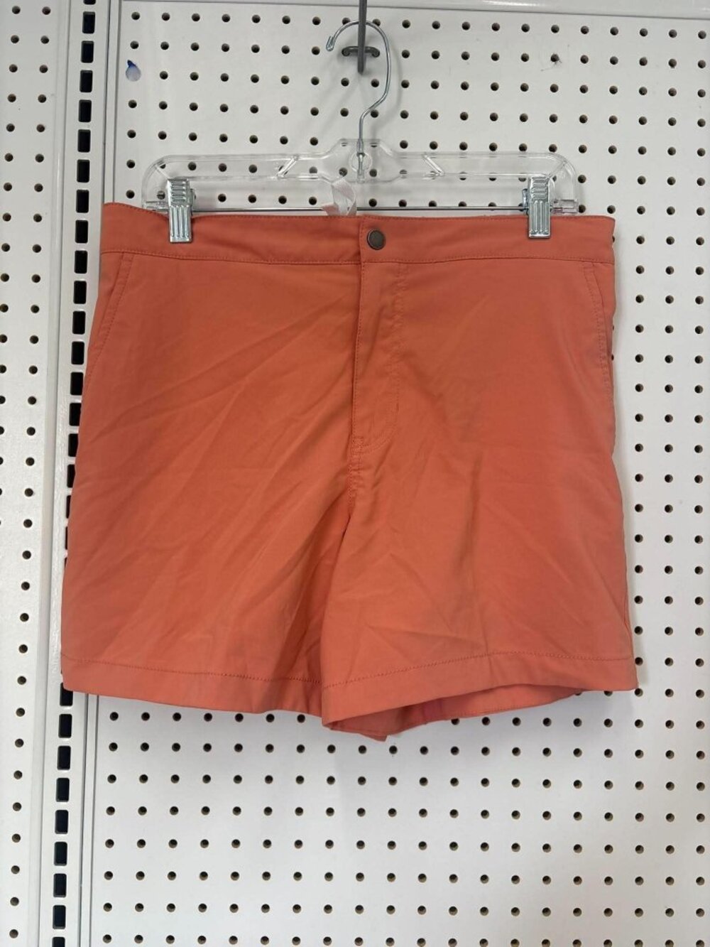 Abercrombie & Fitch Mens Stretch Elastic Waist Coral Shorts Size M